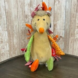Sigikid Colorful Patchwork Hedgehog Plush